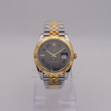 Datejust 41 Wimbledon Dial Two Tone Jubilee 126333  Full Set Fluted Bezel 2025
