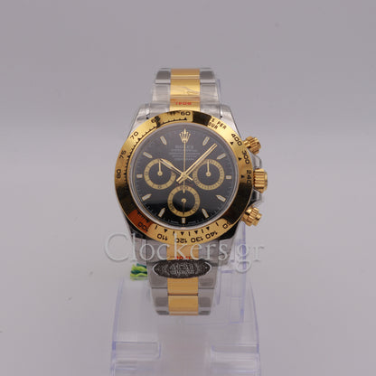 Rolex Daytona  2025 126503 Daytona 40mm Two Tone Yellow Gold Black Dial Oyster Bracelet