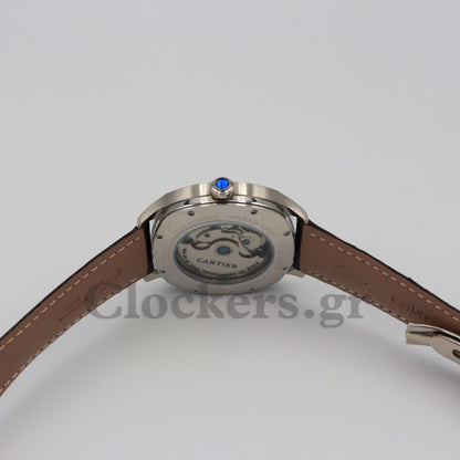 CARTIER DRIVE AUTOMATIC SILVERED FLINQUE DIAL MEN'S WATCH
