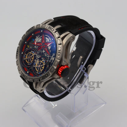 EXCALIBUR AVENTADOR S LIMITED EDITION SKELETON 47MM TITANIUM AND RUBBER