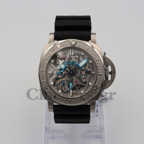 PANERAI  X MIKE HORN UNVEIL THE ECOPANGAEA SUBMERSIBLE TOURBILLON