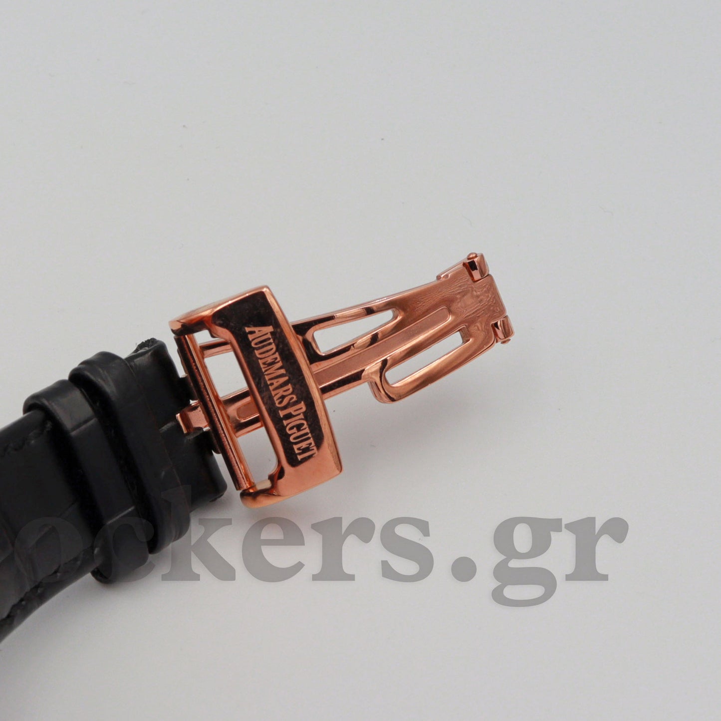AUDEMARS PIGUET ROYAL OAK AUTOMATIC ROSE GOLD BLACK DIAL