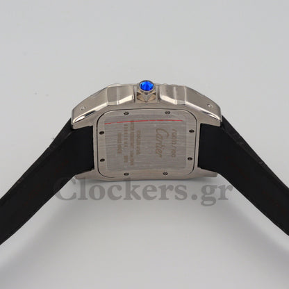SANT0S DE CARTIER  AUTOMATIC, YELLOW GOLD AND STEEL, TWO