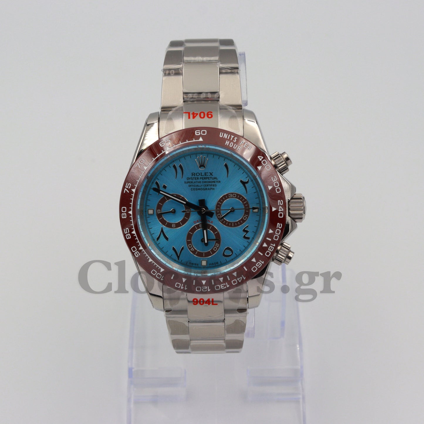 C0SMOGRAPH DAYT0NA SS CERAMIC  ROMAN BLUE DIAL 40MM