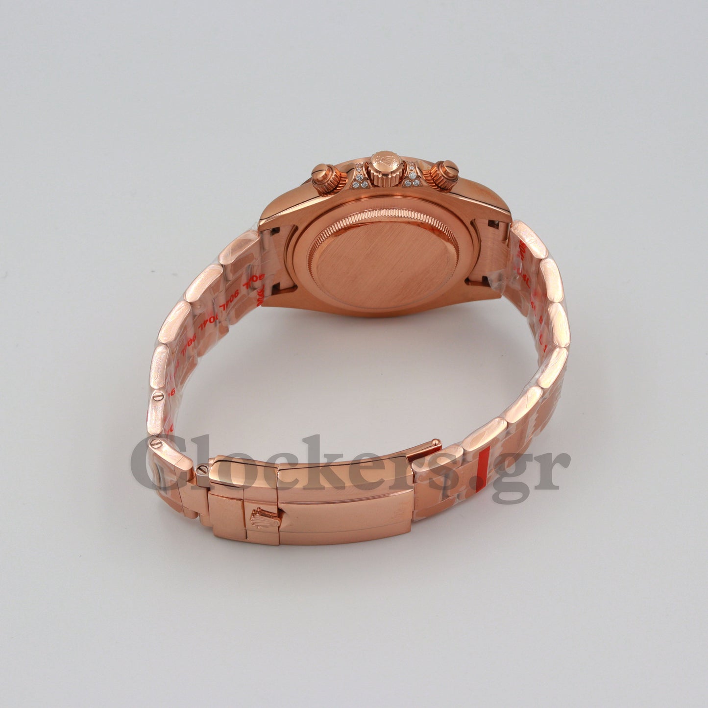 DAYT0NA COSM0GRAPH BLACK DIAL ROSE GOLD RAINBOW 40MM
