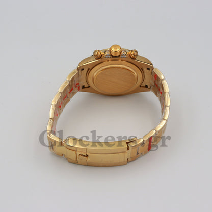 C0SMOGRAPH DAYT0NA BLACK DIAL  GOLD RAINBOW 40MM