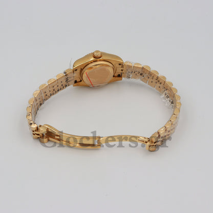 DATEJUST 28MM YELLOW GOLD DIAL DIAMONDS MARKERS