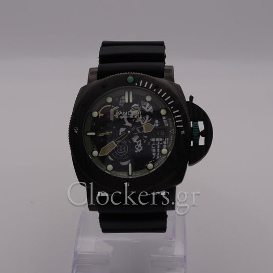 Panerai Submersible S Brabus Carbotech Black and Green Dial PAM01283