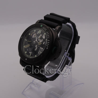 Panerai Submersible S Brabus Carbotech Black and Green Dial PAM01283