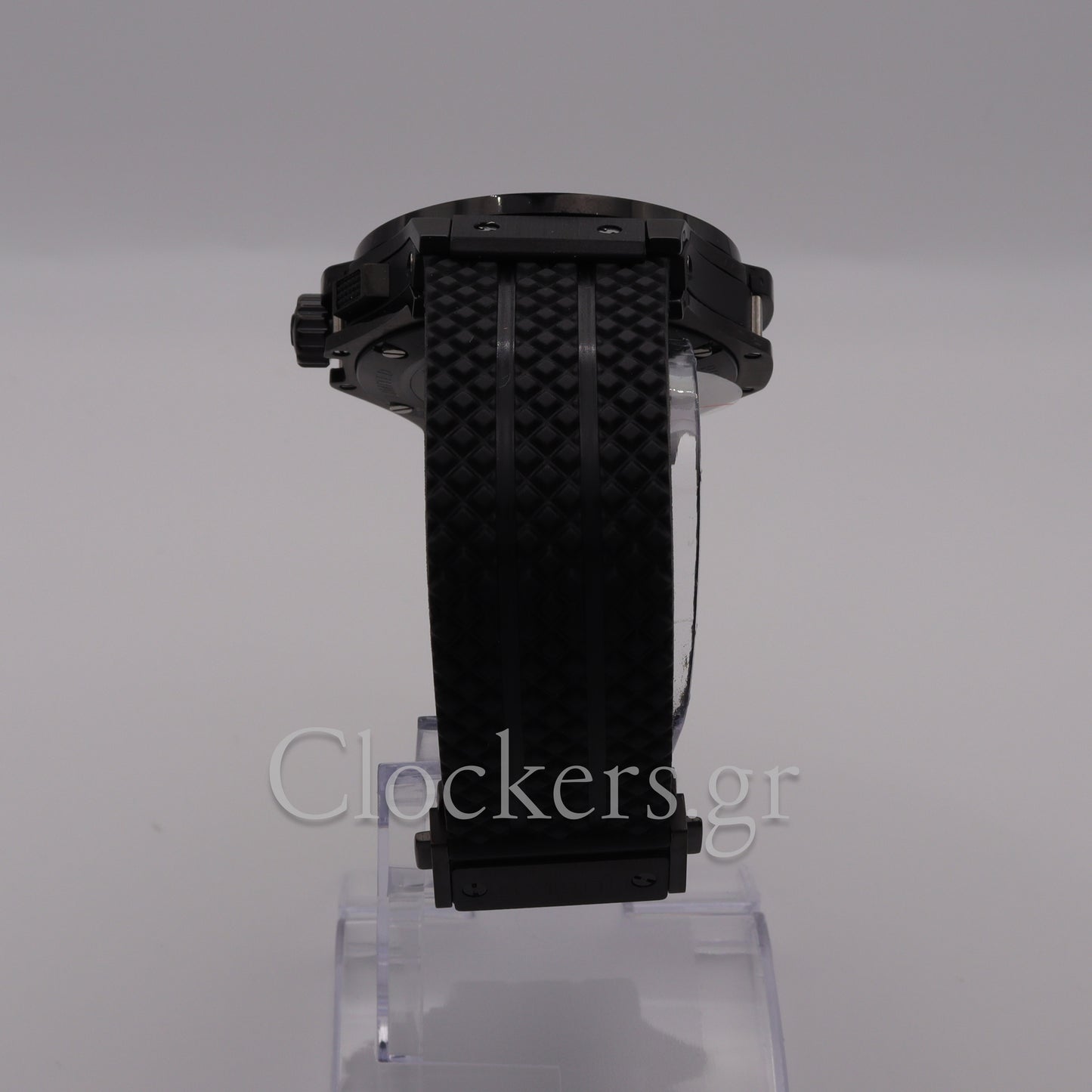 HUBLOT BIG BANG BLACK DIAL BLACK CASE BLACK RUBBER BRACELET