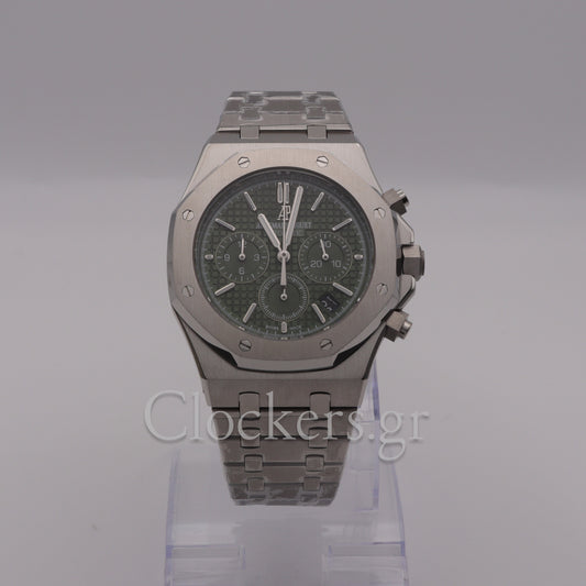 AUDEMARS PIGUET ROYAL OAK CHRONOGRAPH 41MM STEEL BLACK GREEN 26331ST
