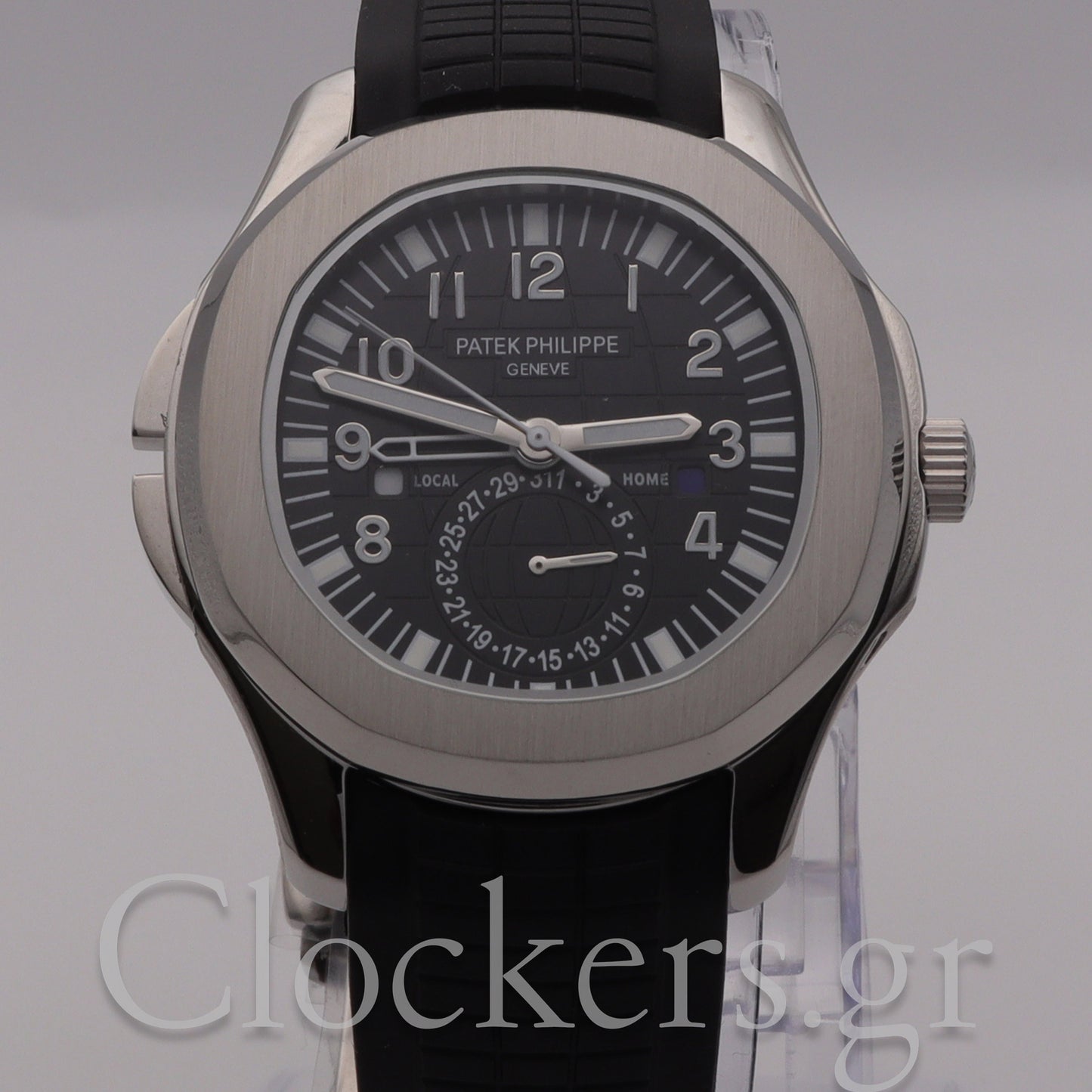 PATEK PHILIPPE AQUANAUT TIME BLACK DIAL AUTOMATIC 5164A-001