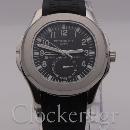 PATEK PHILIPPE AQUANAUT TIME BLACK DIAL AUTOMATIC 5164A-001