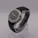 PATEK PHILIPPE AQUANAUT TIME BLACK DIAL AUTOMATIC 5164A-001