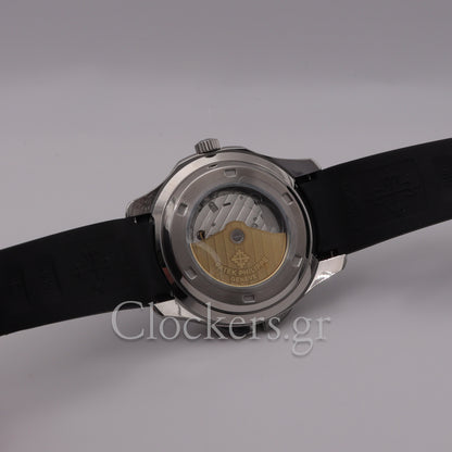 PATEK PHILIPPE AQUANAUT TIME BLACK DIAL AUTOMATIC 5164A-001