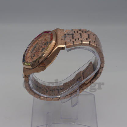 Audemars Piguet Royal Oak Double Balance Wheel Openworked Rainbow Double Balance Wheel Openworked