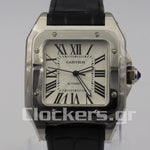 SANTOS 100 STEEL AUTOMATIC LARGE MEN'S WATCH
