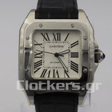 SANTOS 100 STEEL AUTOMATIC LARGE MEN'S WATCH